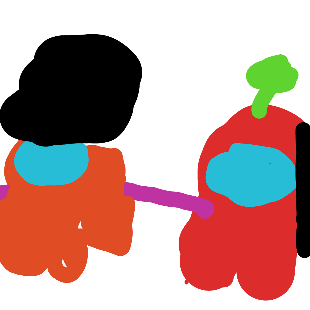 Drawing in Among us  by TinyE