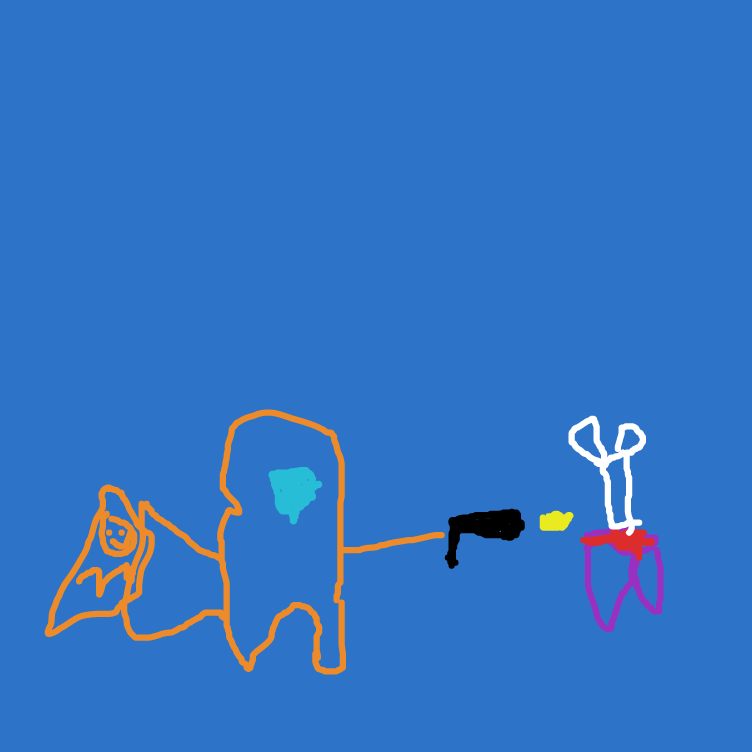 Drawing in Race by ChicaPizza