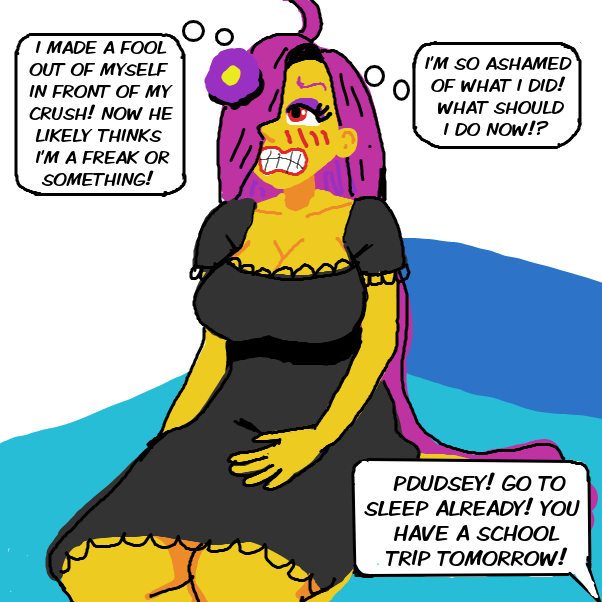 Now she can have her adventure... - Online Drawing Game Comic Strip Panel by locoluis