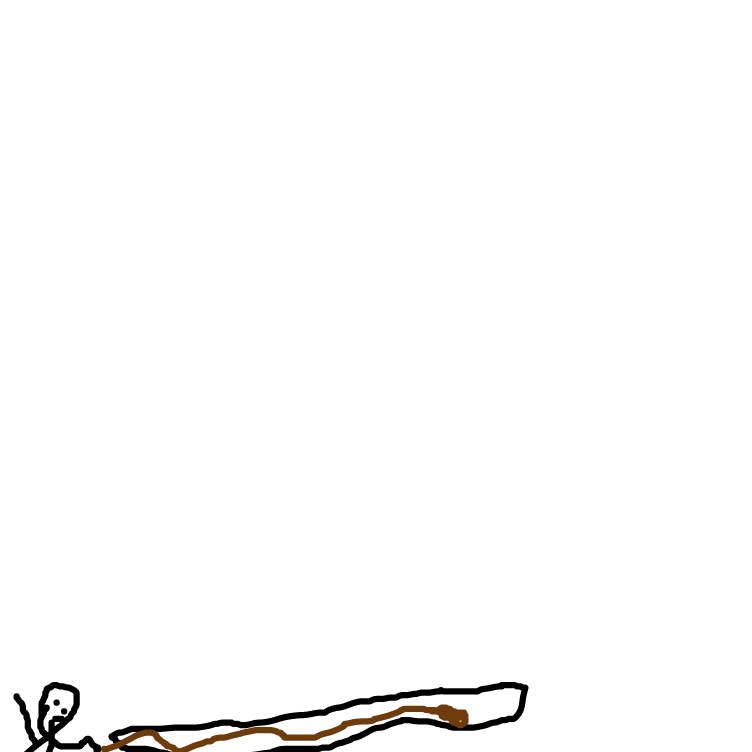 Drawing in The Skinniest Man in America by ChicaPizza