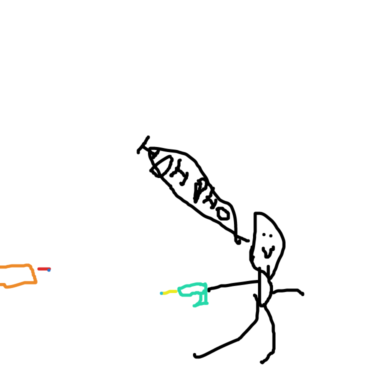 Drawing in for my slide by ChicaPizza