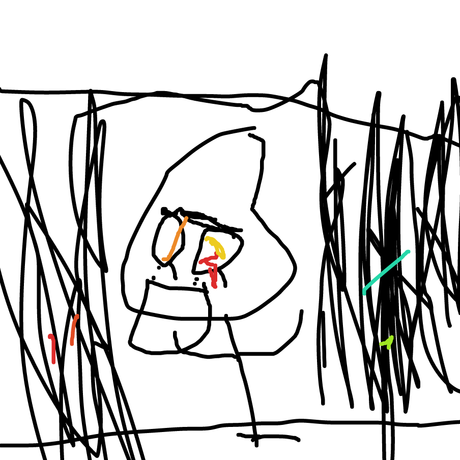 Drawing in for my slide by amongus