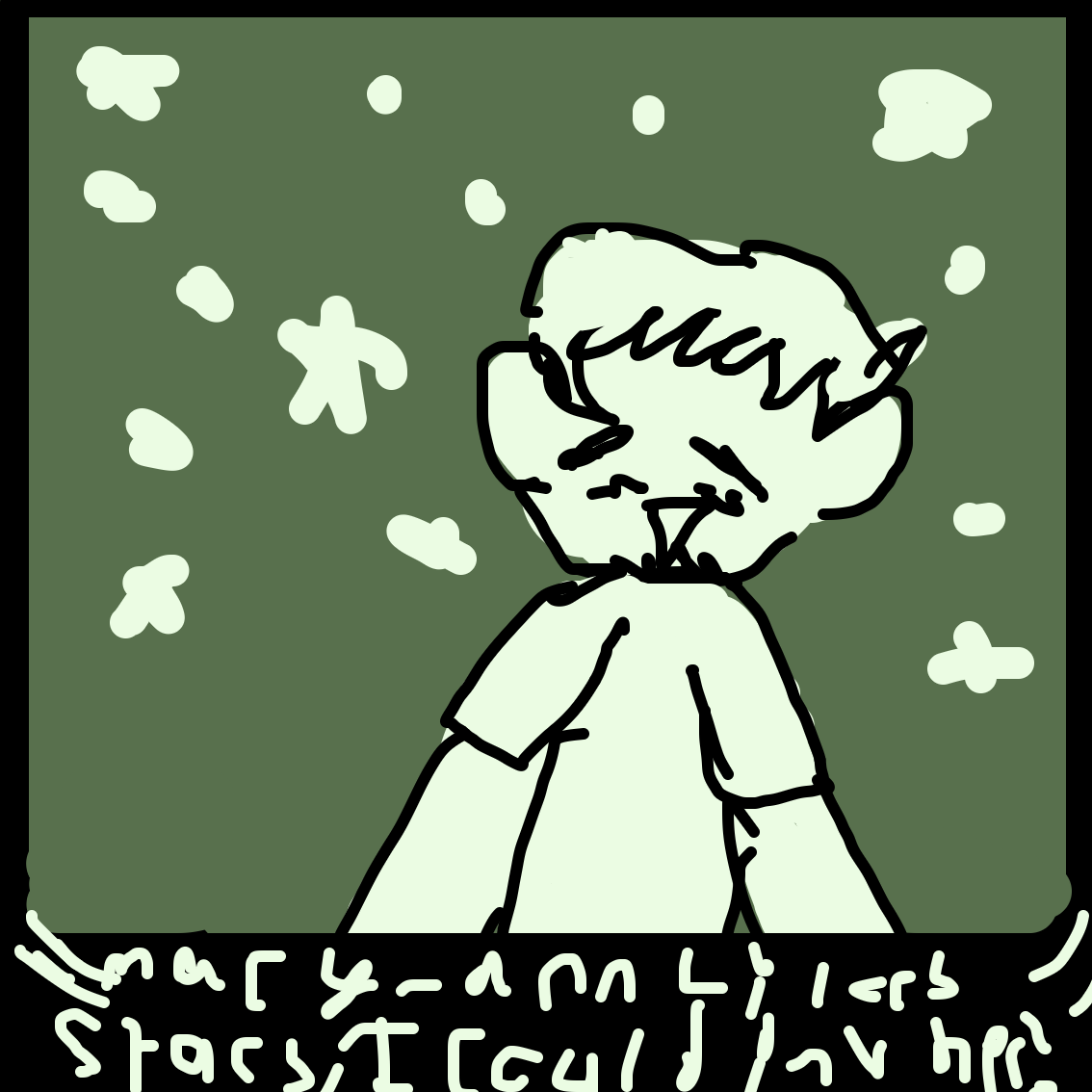 Drawing in filler by EmoWeeb_the_Simp