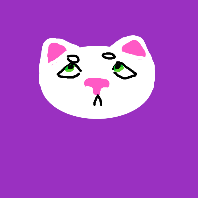 Drawing in cat  by Raven 