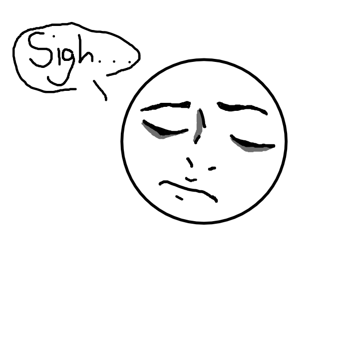 Drawing in Tired  by Raven 