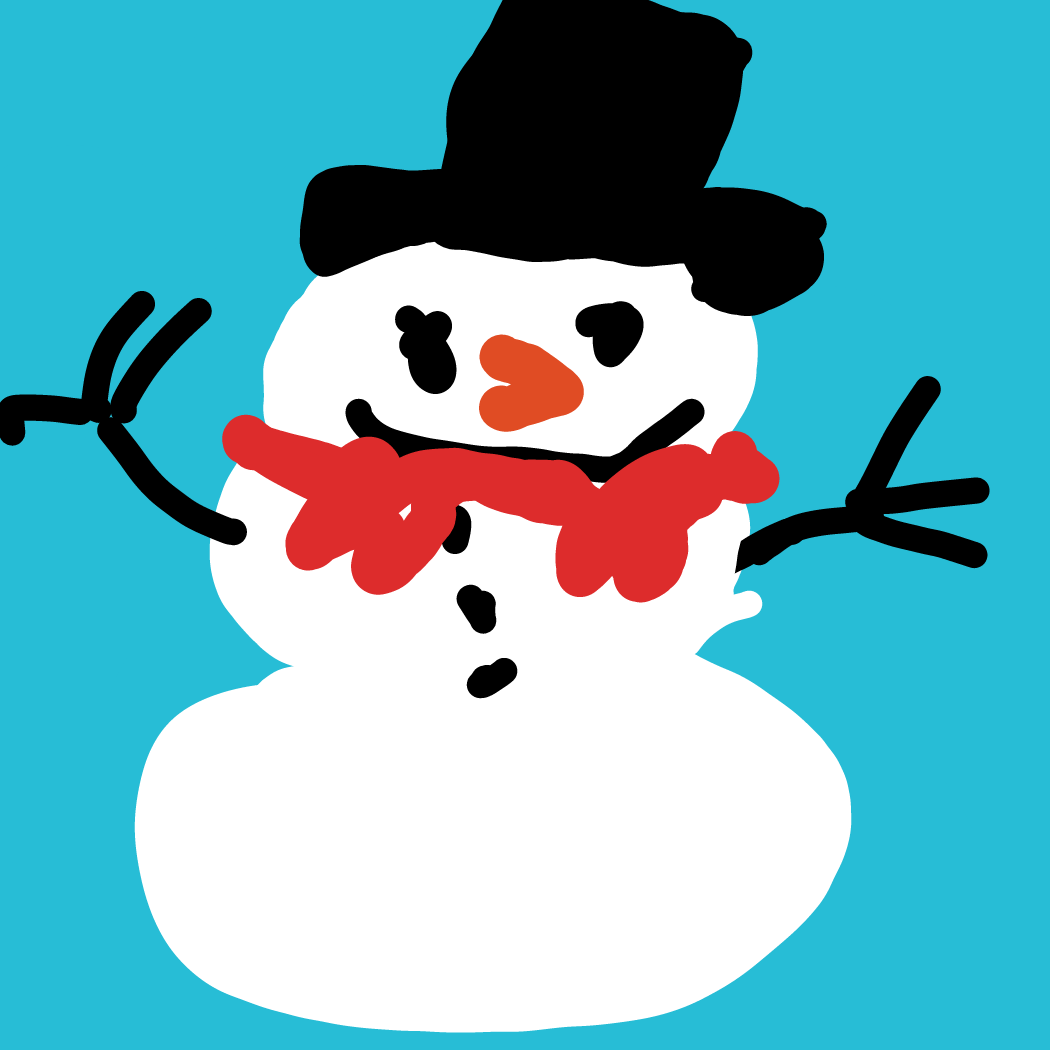 Drawing in Big snowmen  by TinyE