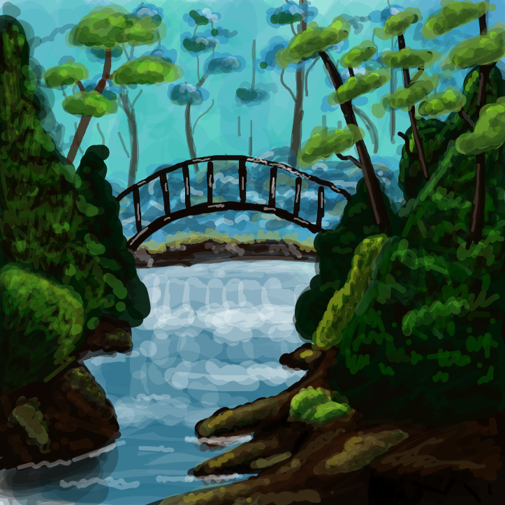 Drawing in Bob Ross the Sequel  by lena1234321