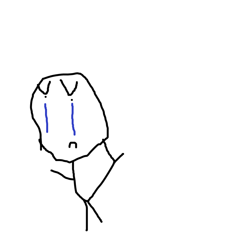 Drawing in me when by ChicaPizza