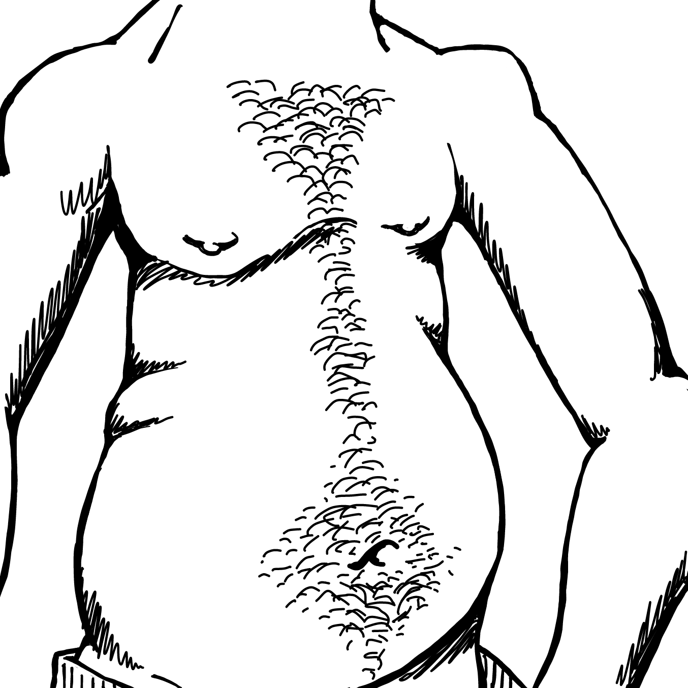 The torso - Online Drawing Game Comic Strip Panel by Wizard Croissant