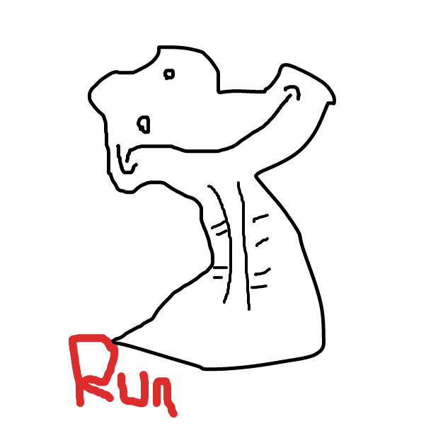 Drawing in RETREAT IMMEDIATLEY by RottenOrphan43