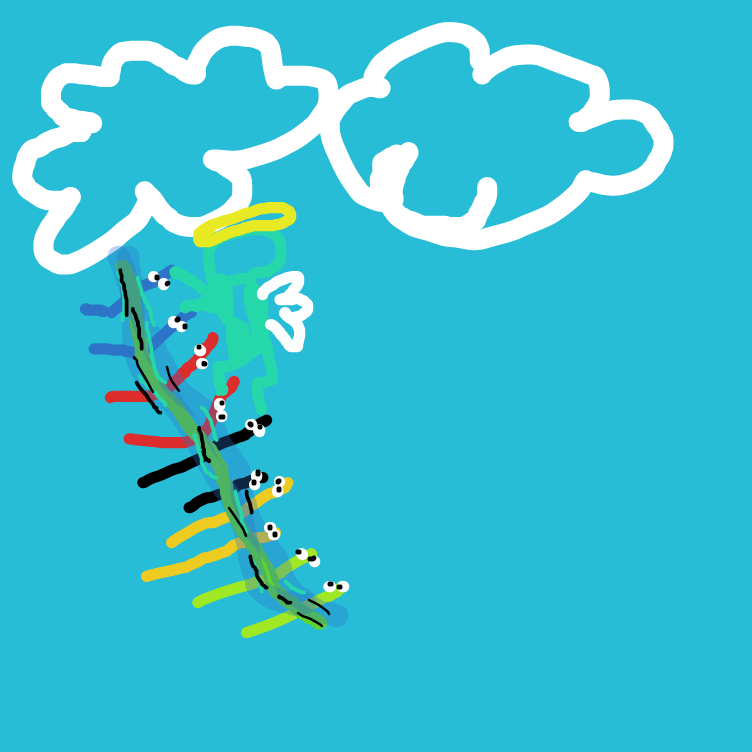  - Online Drawing Game Comic Strip Panel by HeatherWoolley