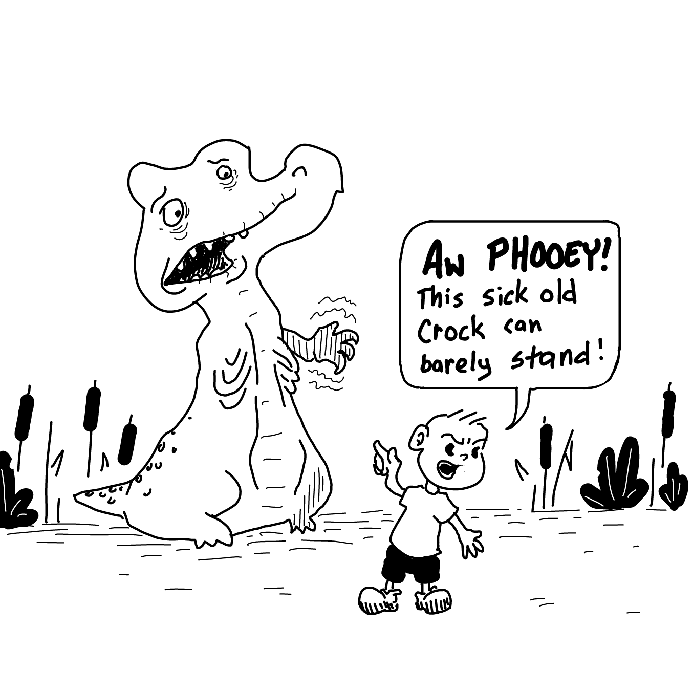  - Online Drawing Game Comic Strip Panel by Wizard Croissant