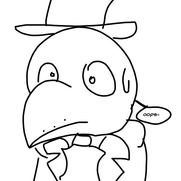 Drawing in oh shit oh fuck oh no by BuzzerBugger