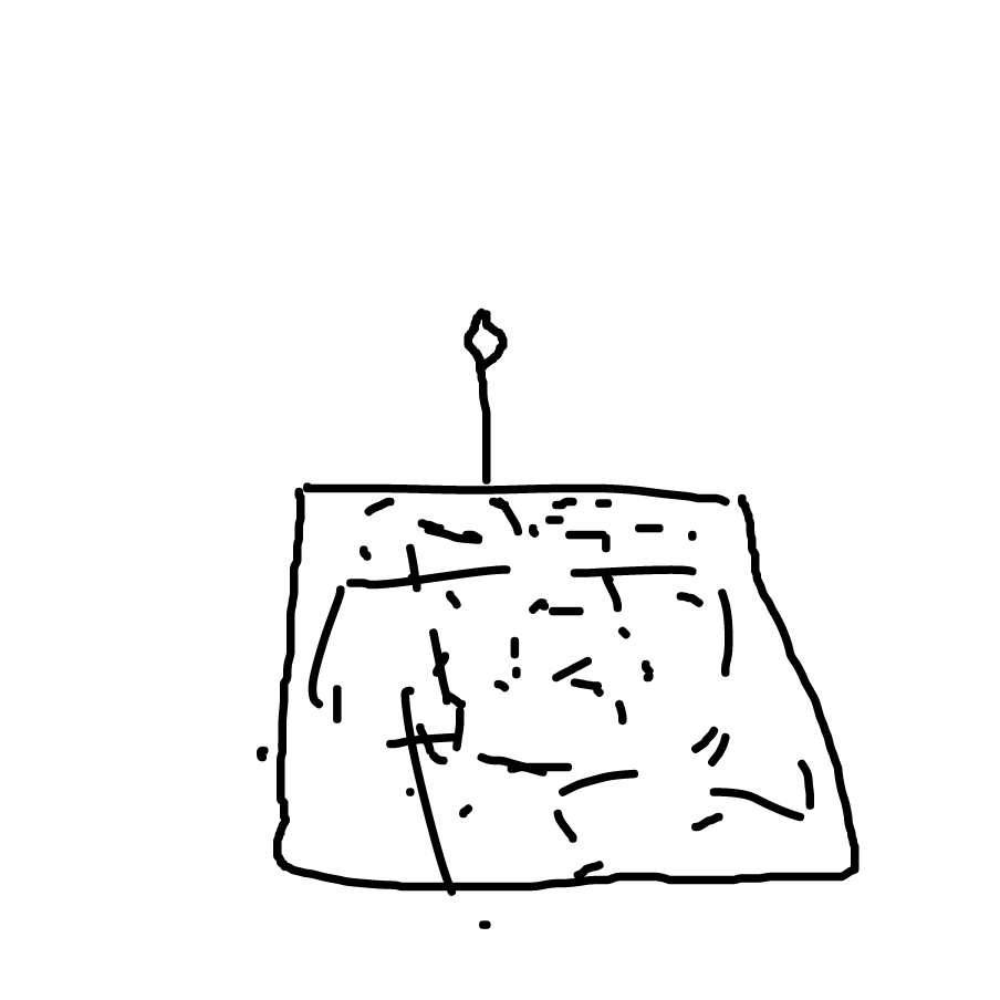 Drawing in best cake event by amongus