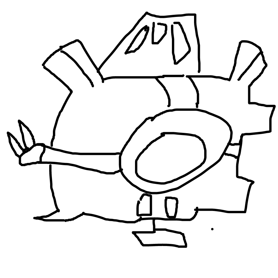 Drawing in half life 2 beta cut enamy by amongus