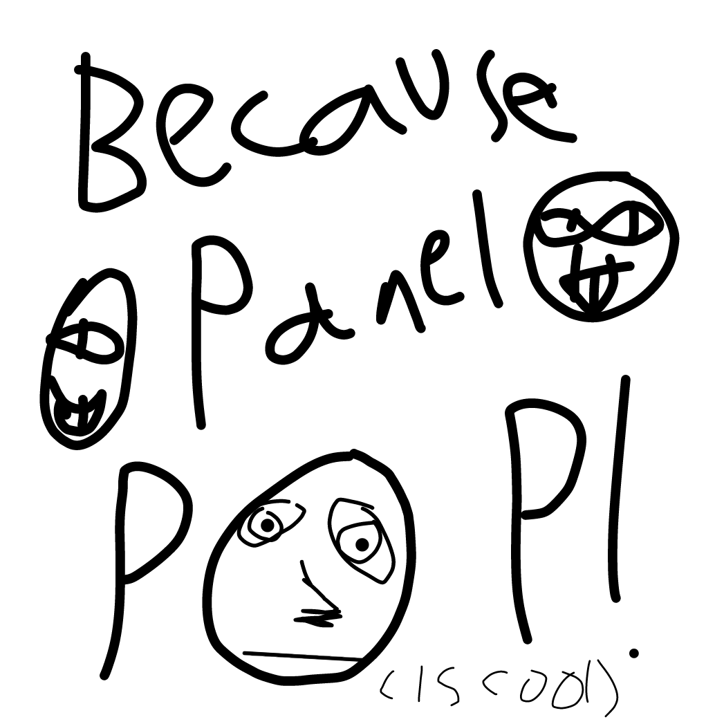 Drawing in paneljam turns into panelpop by Thewindowstuff