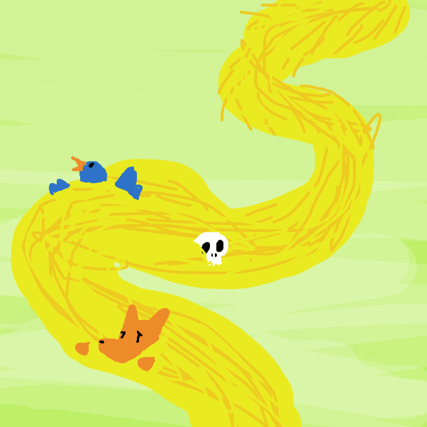 Drawing in Rapunzel's hair is 70 feet long by Derren