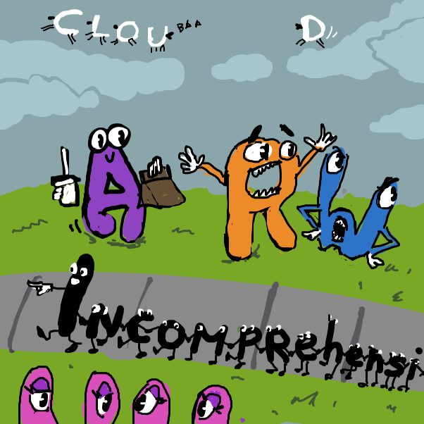 Incomprehensibilities - Online Drawing Game Comic Strip Panel by Peyocay