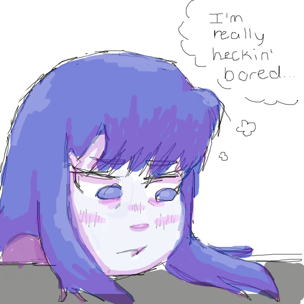 Drawing in :/ by HeckinHeck