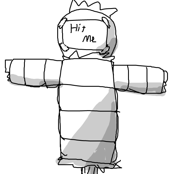 Drawing in Hit it by Derren