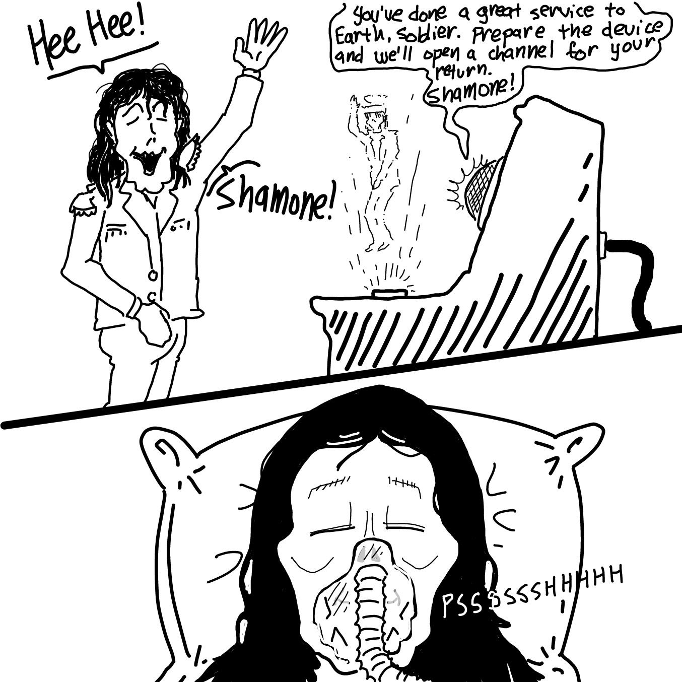  - Online Drawing Game Comic Strip Panel by Wizard Croissant