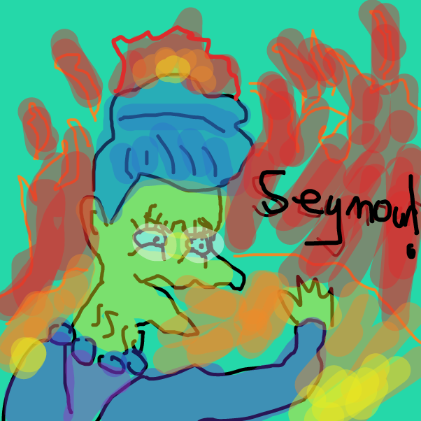 Drawing in steamed ham by pavemento