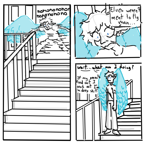 . - Online Drawing Game Comic Strip Panel by LemonadePie