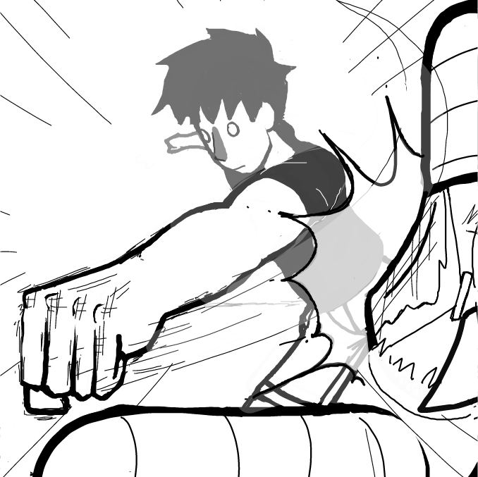  - Online Drawing Game Comic Strip Panel by Sluggishfella