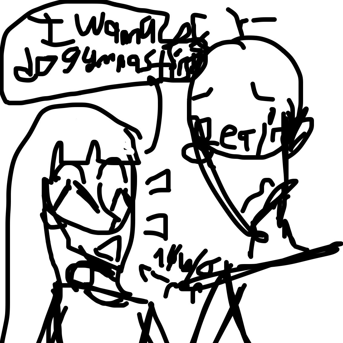 Drawing in what is your dream  as a younger self?  why? by EmoWeeb_the_Simp