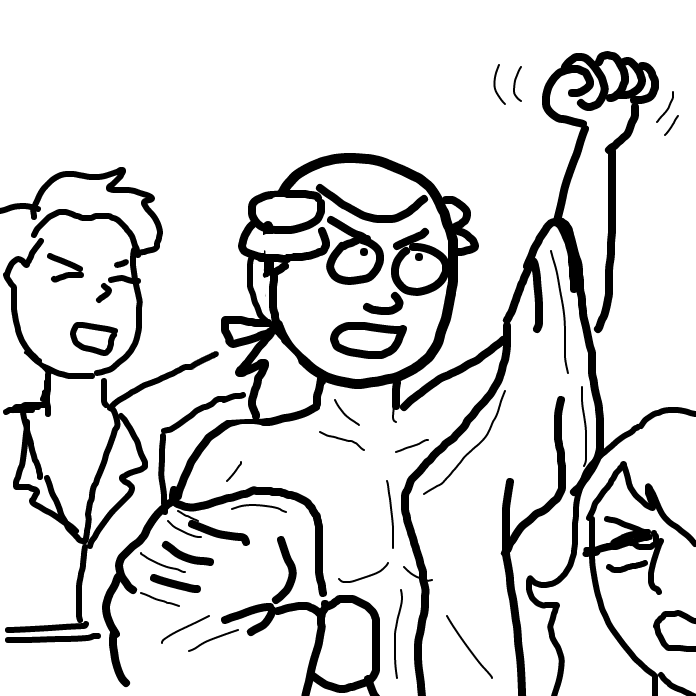 Drawing in A Macabre Tale by Mozart