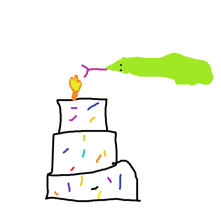 Drawing in Fish cake by ChicaPizza