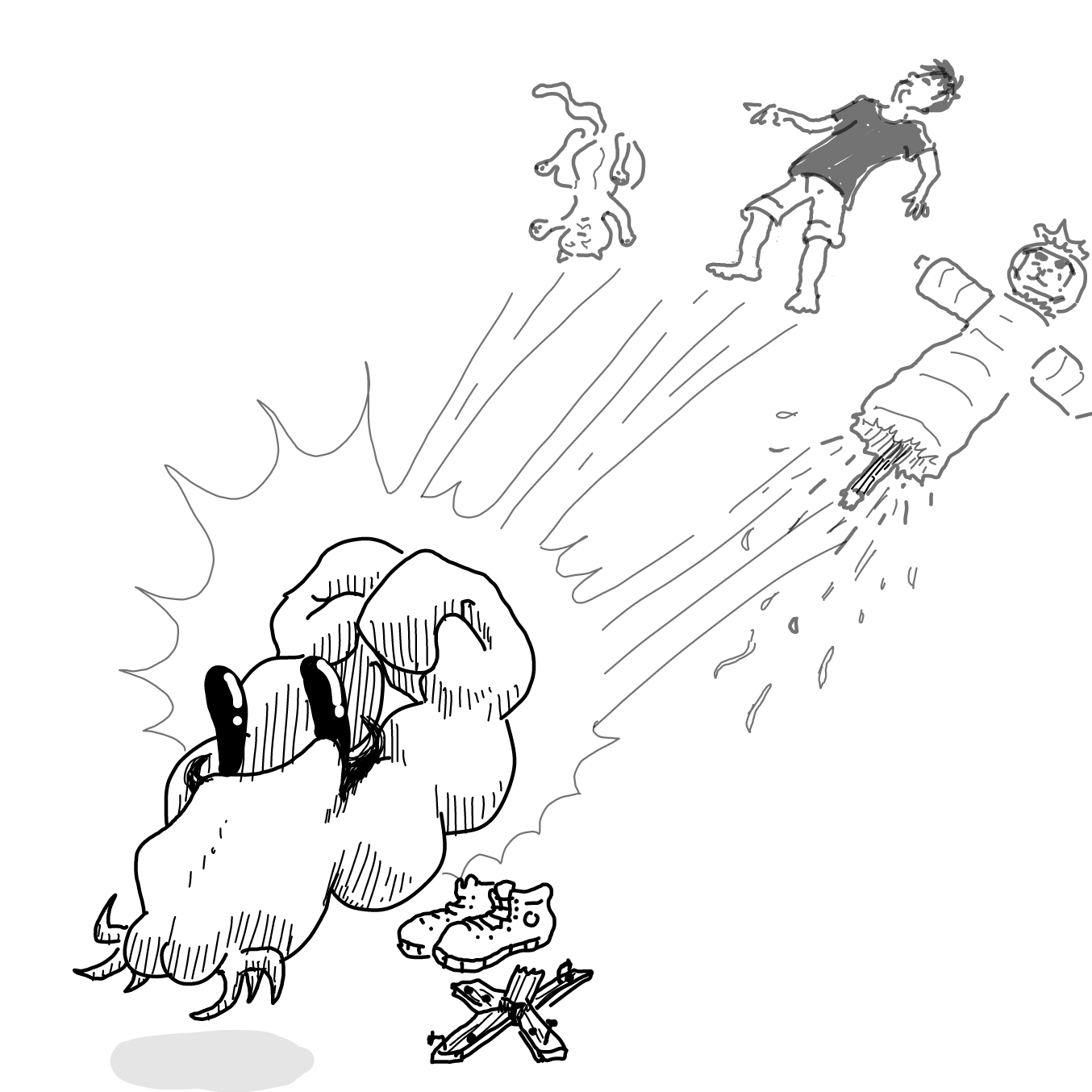  - Online Drawing Game Comic Strip Panel by Wizard Croissant