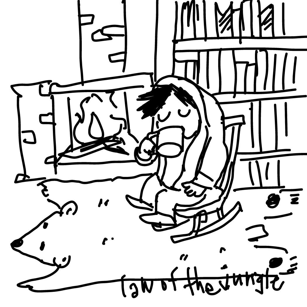 Drawing in Snow Walk by oov