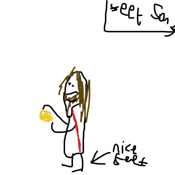 Drawing in AND BATMAN WAS INJURED by pavemento