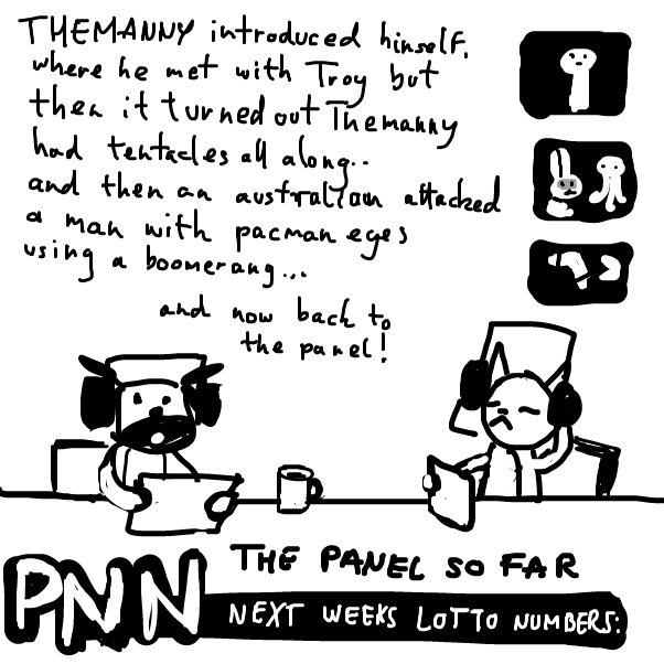 PNN with the latest news - Online Drawing Game Comic Strip Panel by Peyocay