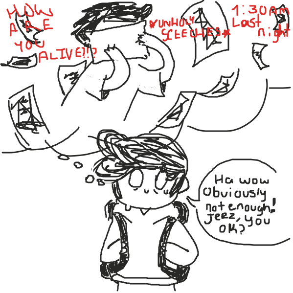 Drawing in College Students be like... by HeckinHeck