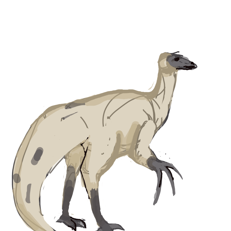 therizinosaur - Online Drawing Game Comic Strip Panel by JA