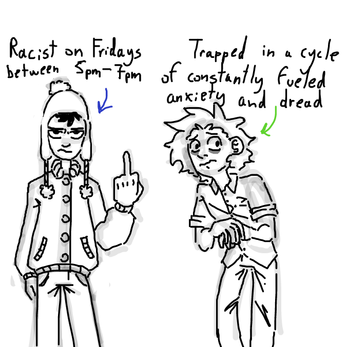 Drawing in lol idfk by LemonadePie