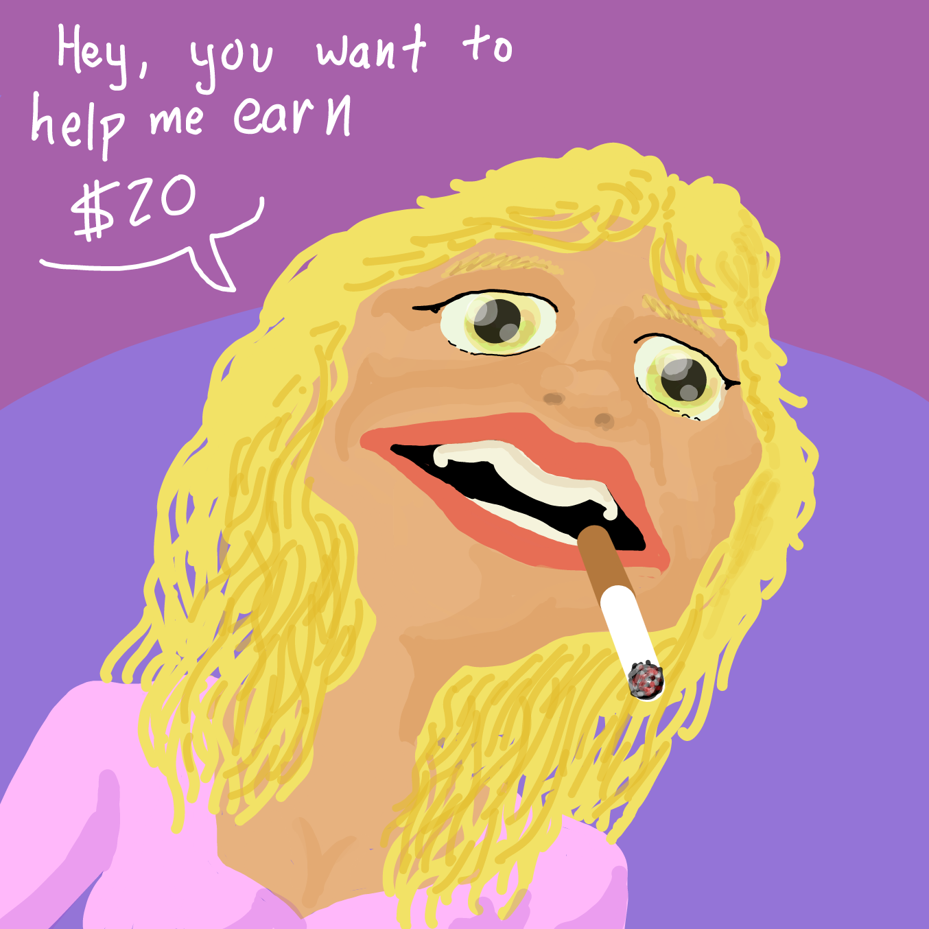 Drawing in Skag Flooz by Wizard Croissant