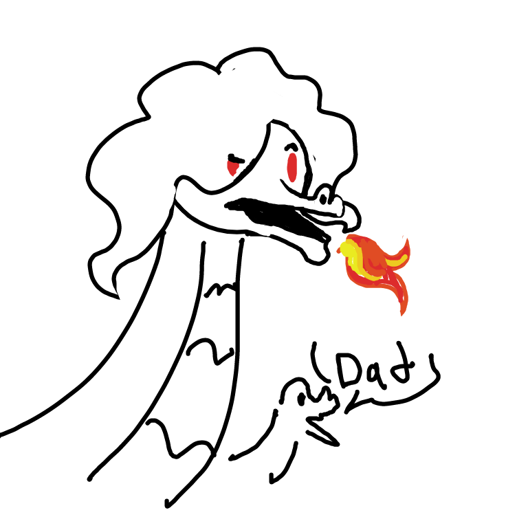 Suzan returned with the kids.  - Online Drawing Game Comic Strip Panel by JA