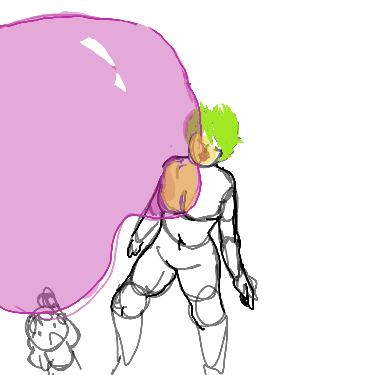 Ultimate Bubble takes - Online Drawing Game Comic Strip Panel by JA