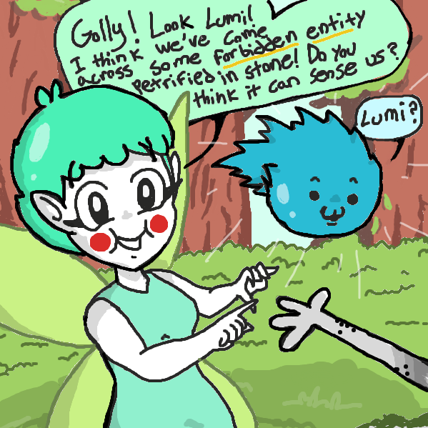 Magic meets magic :3 - Online Drawing Game Comic Strip Panel by xavvypls