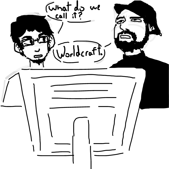 Drawing in funny minecraft by LemonadePie