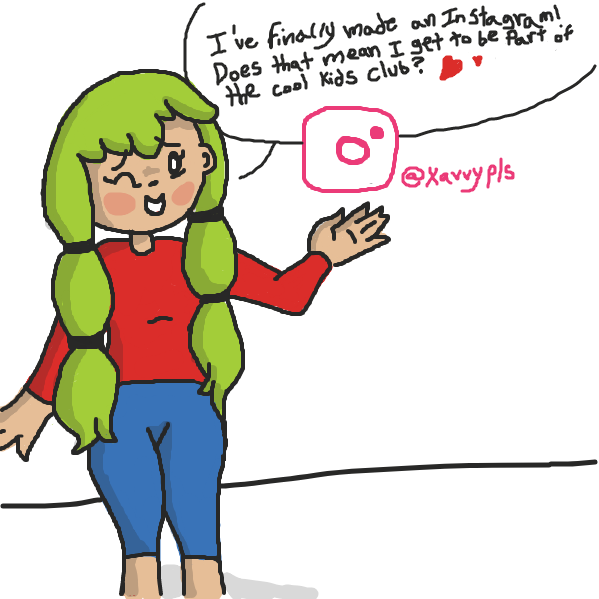 Drawing in Instagram by xavvypls