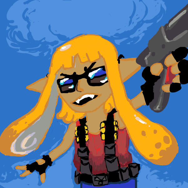 you're a squid now, you're a Duke now - Online Drawing Game Comic Strip Panel by Peyocay