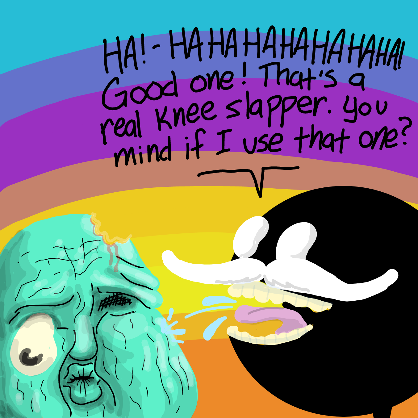  - Online Drawing Game Comic Strip Panel by Wizard Croissant