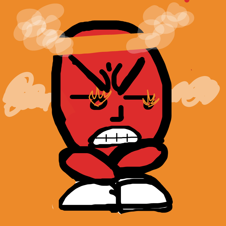 Drawing in Angry by Lonesome Dove