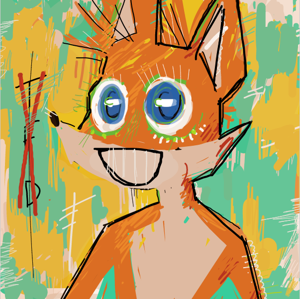 Drawing in Paneljam Basquiat by incubugs