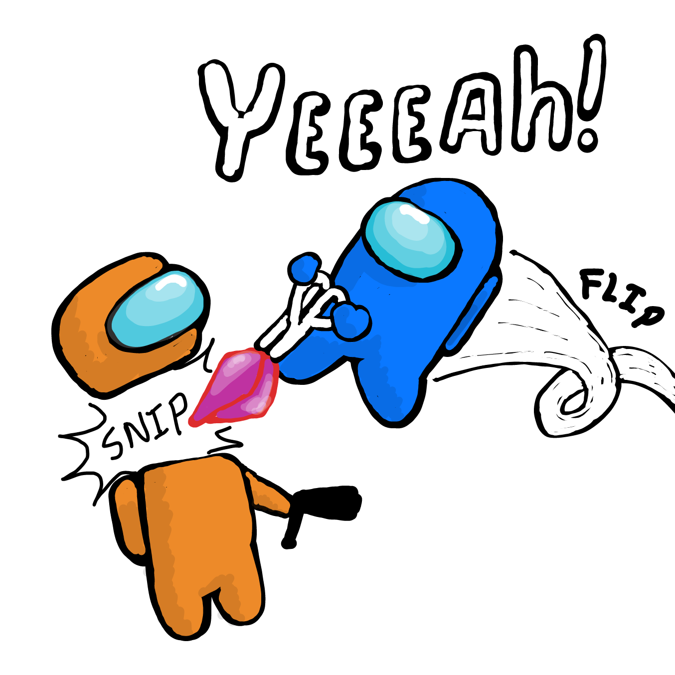  - Online Drawing Game Comic Strip Panel by Wizard Croissant