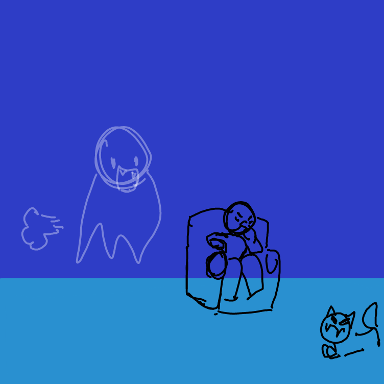 Drawing in gho fharts by JA